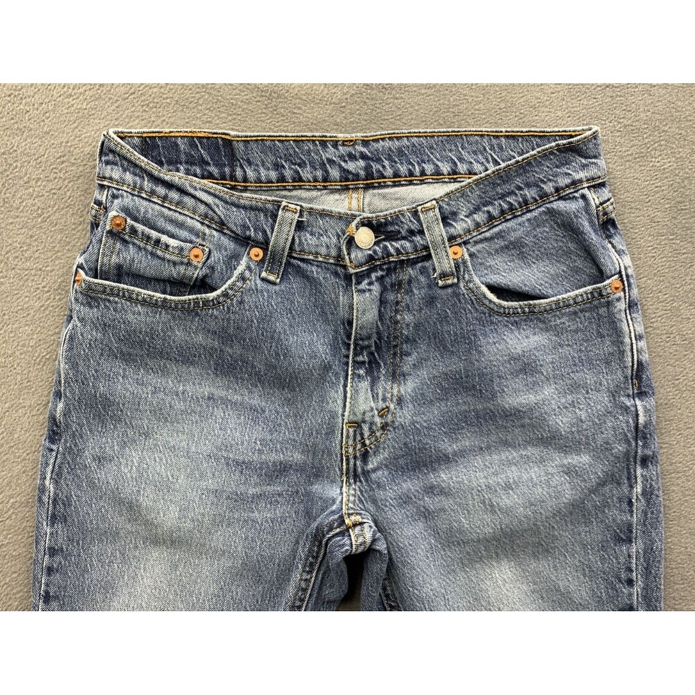 Levi's 541 Denim Jeans Men's Athletic Taper Blue Distressed Broken In Size 30X30 - Picture 9 of 16